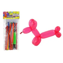 Adar Balony d�ugie z pompk� 20 szt.