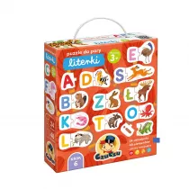 CzuCzu Puzzle do pary Literki 3+ Bright Junior Media