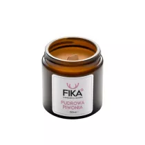 Fika Candles&Goods wieca sojowa - Pudrowa piwonia 120 ml