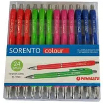 Penmate D�ugopis Sorento Colour w opakowaniu 24 szt.