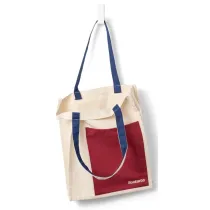 Bookaroo Torba baweniana Dark Red&Navy