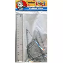 Penmate Komplet krelarski z linijk 15cm