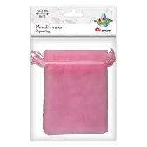 Titanum Woreczki z organzy r�owe 9x12cm 6 szt.