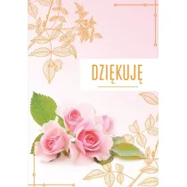Trend Karnet B6 Dzi�kuj�, r�e silver TS161