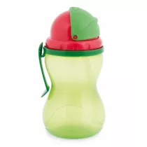 Canpol Babies Bidon ze skadan rurk silikonow zielony 370 ml