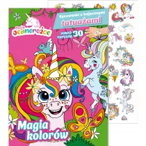 Moje Jednorozce. Rysowanki z bajecznymi tatuaami. Magia kolorw