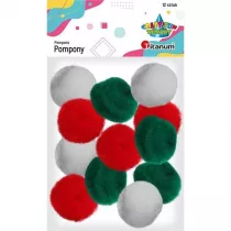 Titanum Pompony akrylowe 80 szt.