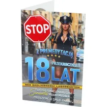 Yeku Karnet Urodziny 18