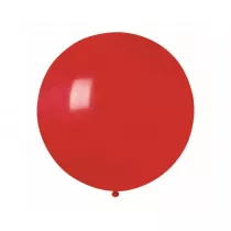 Gemar Balon pastelowy czerwony kula 80cm