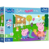 Puzzle 60 el. Super Shape XXL. winka Peppa Trefl