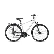 Romet Rower trekkingowy WAGANT 4 2024 srebrno-czarny 21 L
