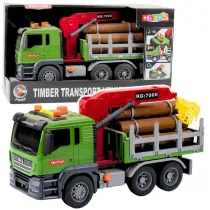 Ciarwka transport z transportem drewna Leantoys