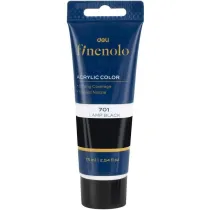 Deli Farba akrylowa Finenolo czarna 75ml