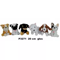 PLUSZAK PIES Z GLOSEM 20CM SIEDZACY SA Sun-Day