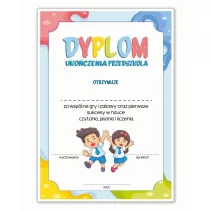 LearnHow Dyplom A4 uko�czenia przedszkola - niebieski (10sz