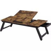 Songmics Stolik pomocniczy rozkadany pod laptopa
