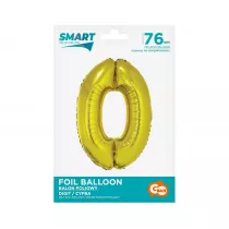 Godan Balon foliowy cyfra 0 zota Smart 76cm