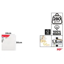 Mp Main Paper Podobrazie 24x30 cm, 280g/m2