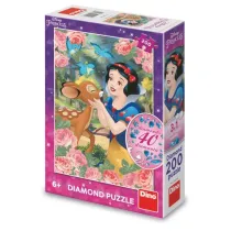 Puzzle z diamencikami Krlewna nieka 200el Dino Toys