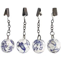 Esschert Design Obciniki do obrusu ceramiczne 4 szt.