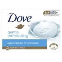 Dove Gentle Exfoliating Delikatnie zuszczajce Mydo w kostce 3in1 90 g