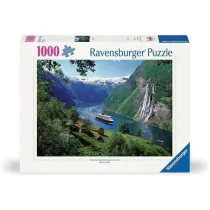 Puzzle 1000 el. Fiord w Norwegii Ravensburger