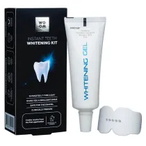 Woom _SET Instant Teeth Whitening Kit el wybielajcy  + nakadka na zby 2 szt.