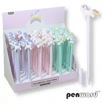 Penword Dugopis rainbow unicorn 36 szt.