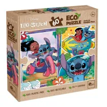 Puzzle dwustronne eko 60 el. Stitch Lisciani