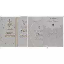 Polkart Karnet Chrzciny 1 MIX 12 szt.