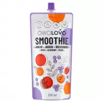 Owolovo Smoothie Pouch Jabko-Jagoda-Brzoskwinia 250 ml
