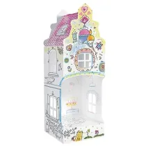 Puzzle 6 el. Kolorowanka domek L - Ul. Kocia Monumi