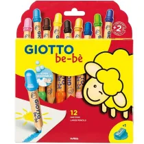 Kredki grube 12 kolor�w Bebe GIOTTO