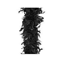 PartyDeco Boa czarny szal 180cm