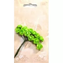 Galeria Hobby R�yczki papierowe jasnozielone 12 szt.