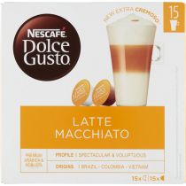 Nescafe Dolce Gusto Latte Macchiato Kawa w kapsułkach 15 x 17,4 g + 15 x 5,5 g