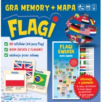 GRA MEMORY FLAGI SWIATA MAPA PUD