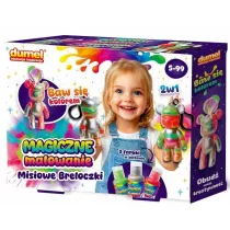 Magiczne malowanie misiowe breloczki Dumel