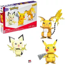 MEGA CONSTRUX Pokemon Pikachu Trio 3-pak