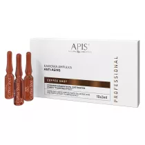 Apis Kawowa ampu�ka do twarzy Anti-Aging z kwasem kawowym i ekstraktem z maku Coffee Shot 10 x 3.5 ml