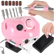 Frezarka do paznokci elektryczna 65W manicure pedicure 6 kocwek frezy