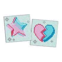 Diamentowa mozaika 9x9 - Gwiazda i z�amane serce Ideyka