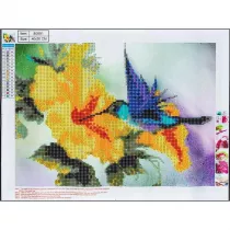 Centrum Diamentowa mozaika 5D - Bird 30x40cm