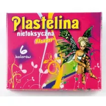 Koma-Plast Plastelina fluorescencyjna 6 szt.