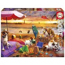 Puzzle 1000 el. Psy na pla�y Educa