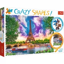 Puzzle 600 el. Crazy Shapes. Niebo nad Paryem Trefl