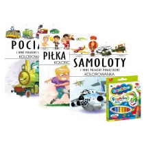 Zestaw kolorowanek dla chopca