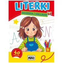 Literki. Kaligrafia z naklejkami