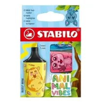Stabilo Zakre�lacze mini Animal vibes set 3 szt