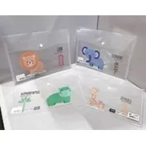 Adar Teczka A4 plastikowa zapinana zwierzta 12 szt.